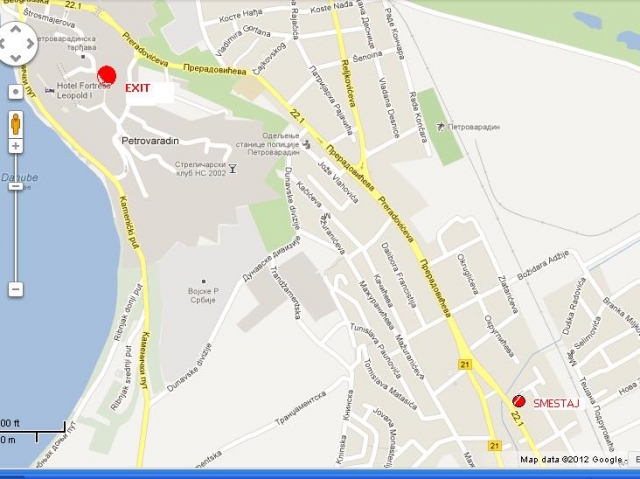 petrovaradin mapa Novi Sad, Petrovaradin, Flat, Accommodation, 40 m2, 20 €   IZDAJEM  petrovaradin mapa