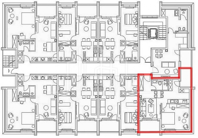 Dvosoban apartman dvostrane orijentacije 55, 44m2 Marigona Bjelašnica SPC Trnovo