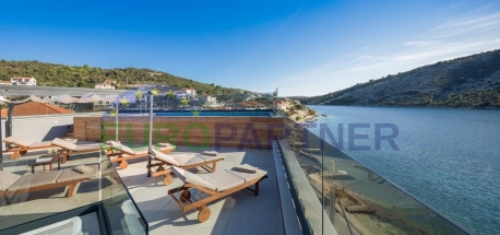Luxury villa first row to the sea near Trogir