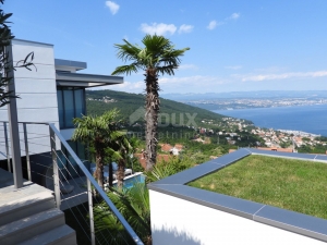 OPATIJA, LOVRAN - luksuzna vila s predivnim pogledom na more, bazenom i okućnicom površine 500m2