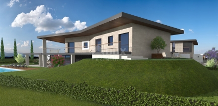 ISTRIA, VODNJAN - Luxury villa under construction with panoramic views