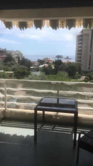 Apartment with sea view for rent in Petrovac, Budva rent per day