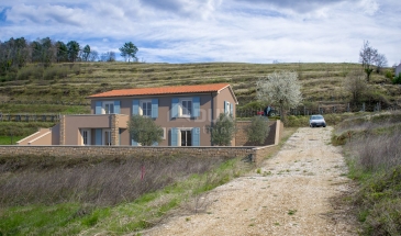 ISTRIA, MOMJAN - Beautiful villa with pool and views of vineyards and olive groves