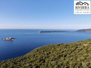 Landed estate with sea view in Lustica Boka bay