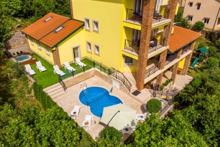 OPATIJA, BREGI - Neue Villa im mediterranen Stil mit zwei Wohneinheiten, Swimmingpool, Gästehaus, Ta