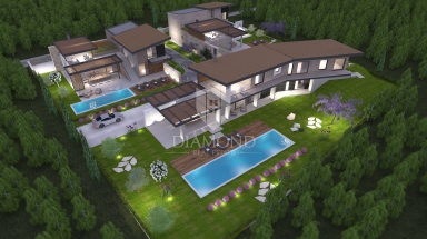 Vodnjan, tolle neue Villa mit Blick auf das Meer und Brijuni