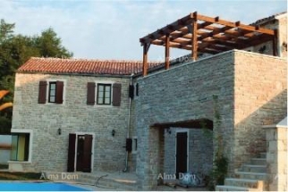 House Rustic stone house with pool