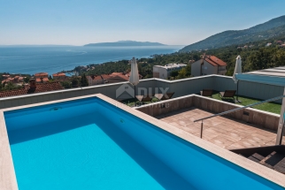 OPATIJA, IČIĆI - apartment in a new building for rent, 95m2, sea view, swimming pool, private parkin