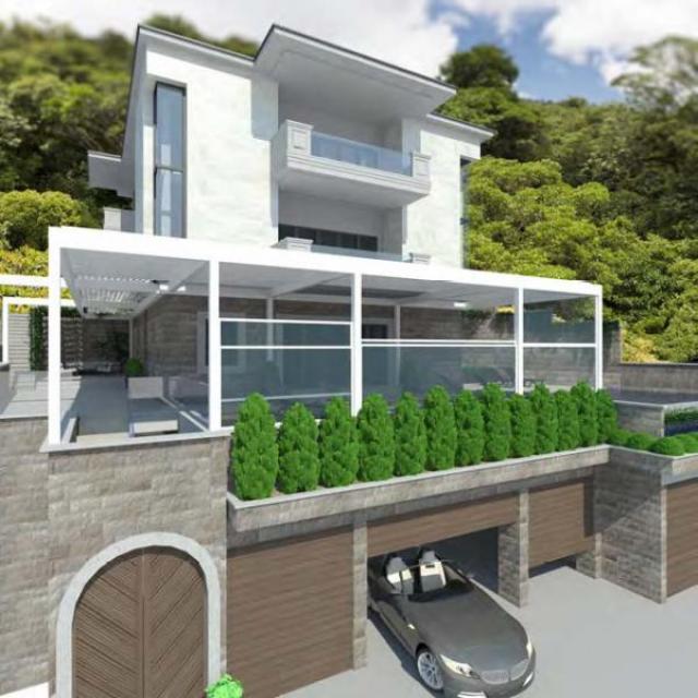 A luxury villa under construction in Boka bay is for sale