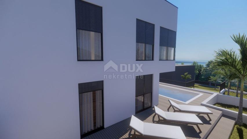 LOVRAN - Luxury terraced house 100 m from the beach with sea view