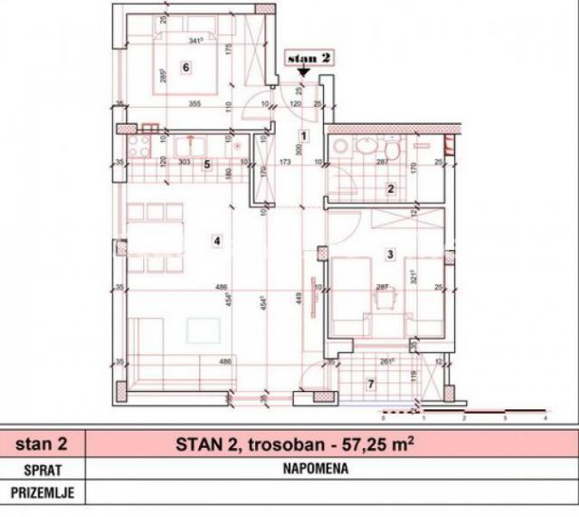 Novo Naselje-direktna prodaja-trosoban stan 57 m2 na poželjnoj top lokaciji-mogućnost povrata PDV-a