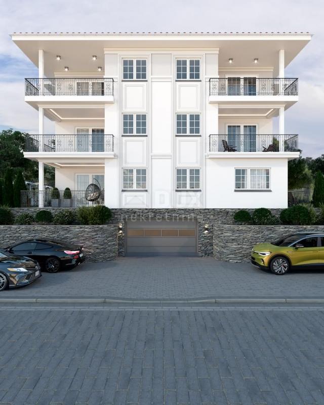OPATIJA, IČIĆI - größere Wohnung in einem neuen Gebäude mit Swimmingpool und Meerblick in der Nähe d