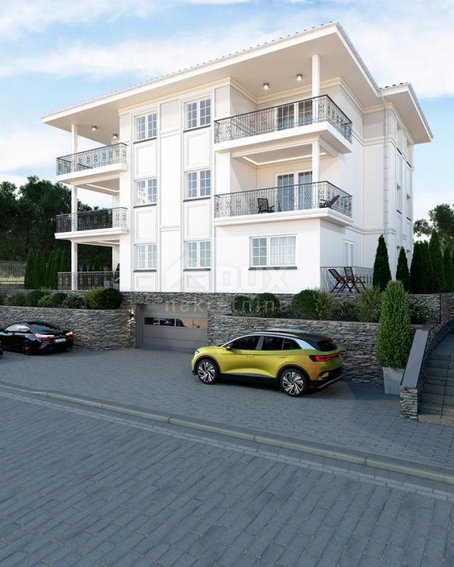 OPATIJA, IČIĆI - größere Wohnung in einem neuen Gebäude mit Swimmingpool und Meerblick in der Nähe d