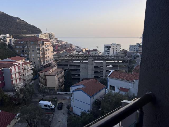 Modern studio with a sea view in Budva for sale
