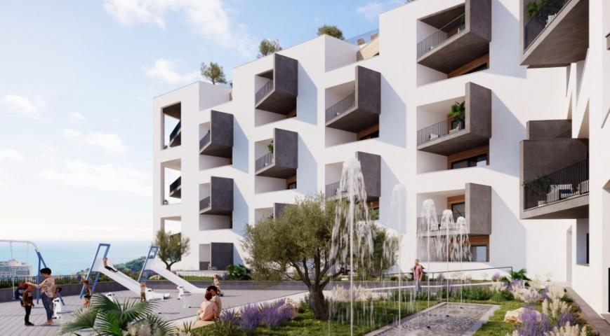 Neuer moderner Wohnkomplex an einem malerischen, ökologisch sauberen Ort