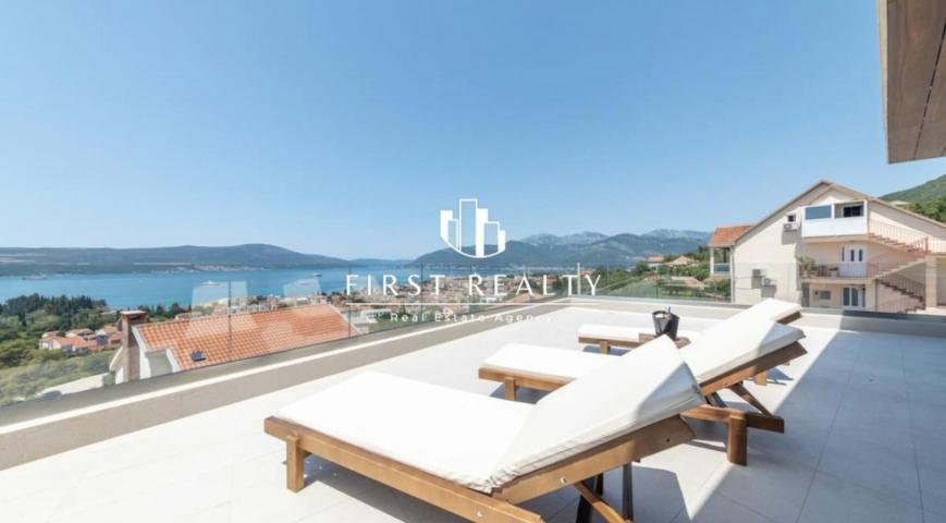 Modern villa with 4 bedrooms in a quiet area of Tivat