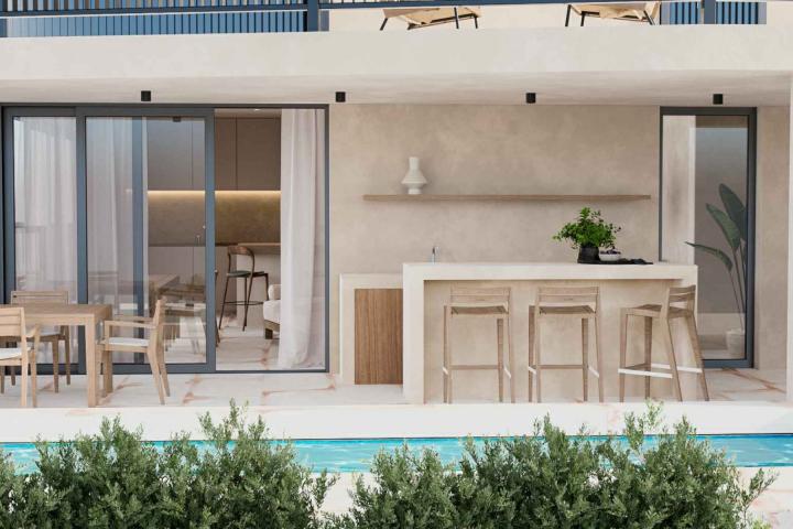 Trogir, Marina, ekskluzivan stan s krovnim bazenom, 243, 71 m2