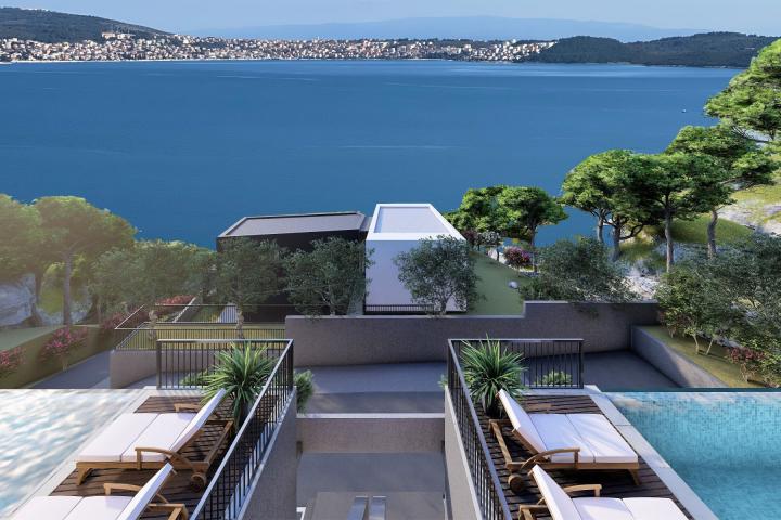 Trogir okolica - Moderna vila 'D1' s bazenom i panoramskim pogledom 