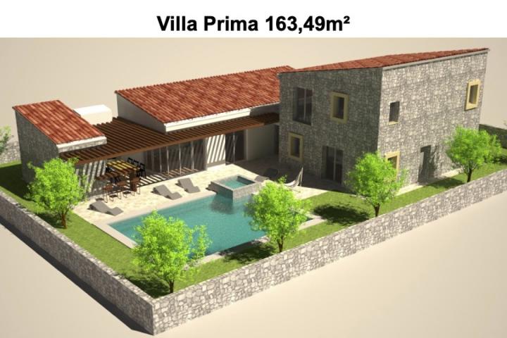 Istra, Kršan, zemljište 45. 000 m2 s projektom za 32 ville