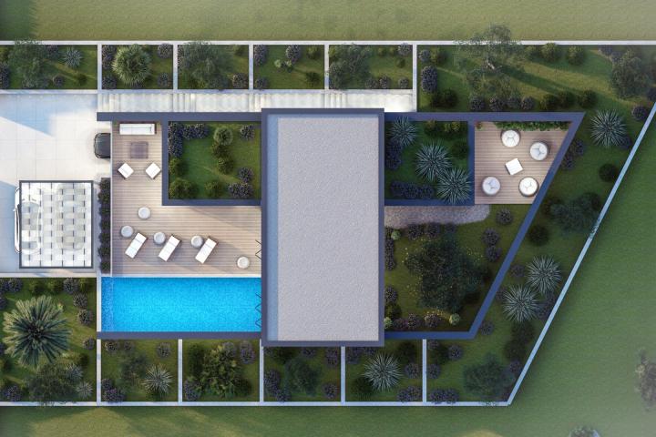 Šibenik, luksuzna vila sa bazenom u izgradnji