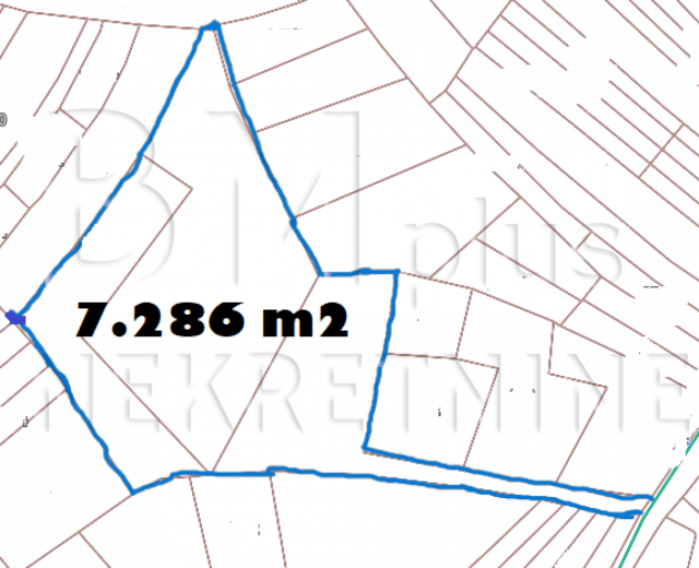 Prodaje se plac Krušce - zemljište u građevinskom području 7. 286m2 