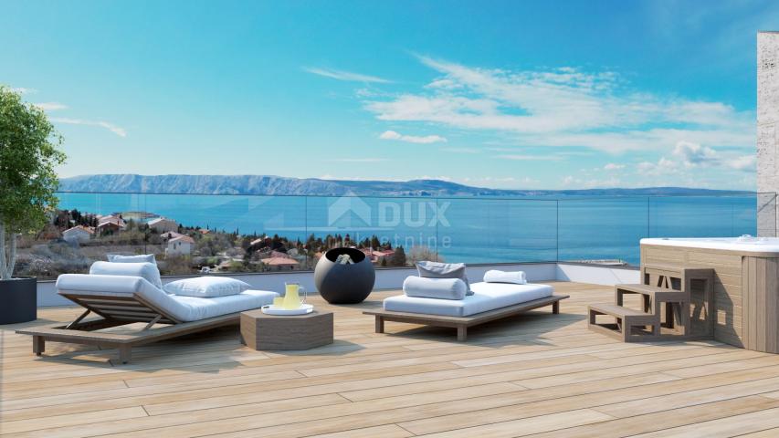 KLENOVICA - Penthouse with panoramic sea view
