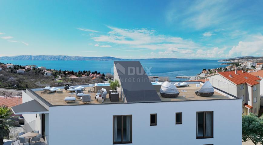 KLENOVICA - Penthouse with panoramic sea view