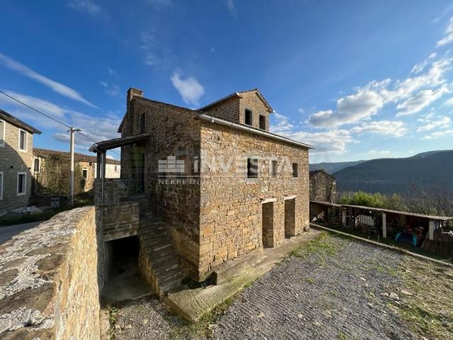 Motovun okolica, jedinstvena istarska kamena kuća s predivnim pogledom