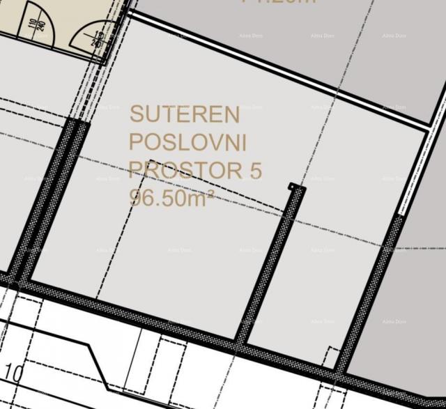 Geschäftsraum Verkauf von Büroflächen in einem neuen Geschäfts- und Wohnprojekt, Poreč