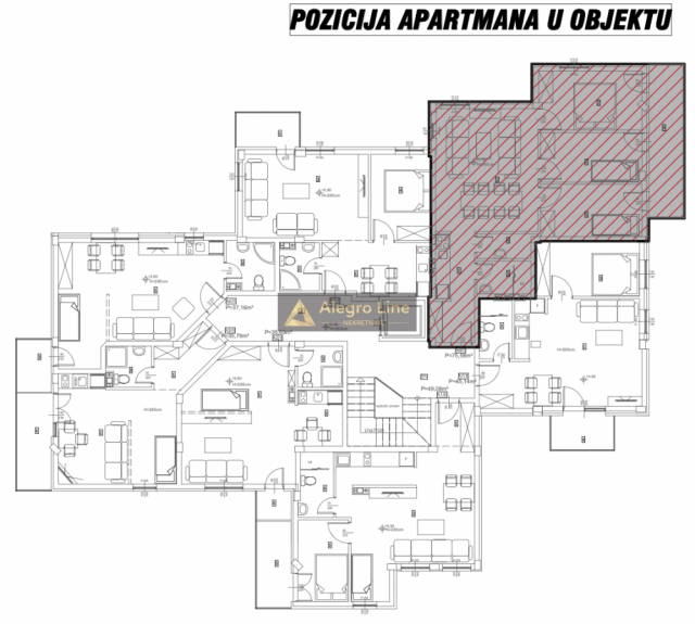 Stan u apartmanskom kompleksu Novi Kopaonik, zgrada Aurora 75. 59 II A6