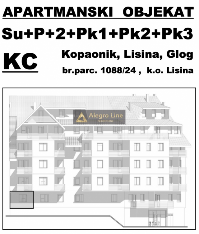 Stan u apartmanskom kompleksu Novi Kopaonik, zgrada Aria, 25. 81 P6