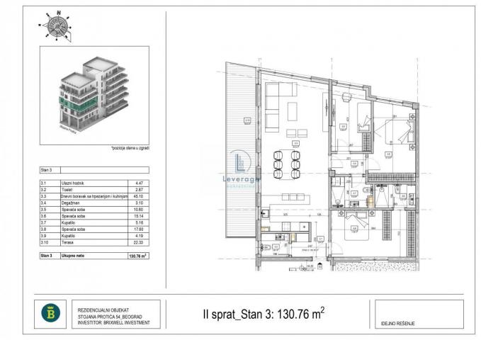 Novogradnja, Gradić Pejton, 130, 76 m2, cena bez pdv-a