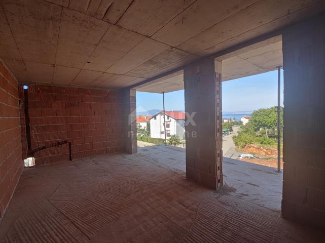 OTOK KRK, NJIVICE - Apartman s pogledom na more u novogradnji