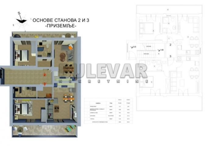Novogradnja, kod  hotela  Marica,  jednoiposoban  stan, 48, 58 m2, parking
