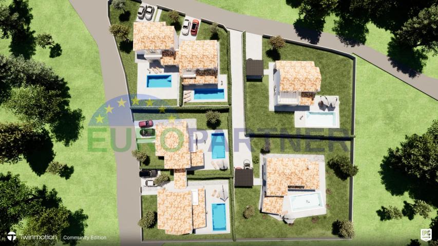 Poreč, Umgebung, Luxusvilla mit Pool in einem neuen Gebäude zum Verkauf „schlüsselfertig“