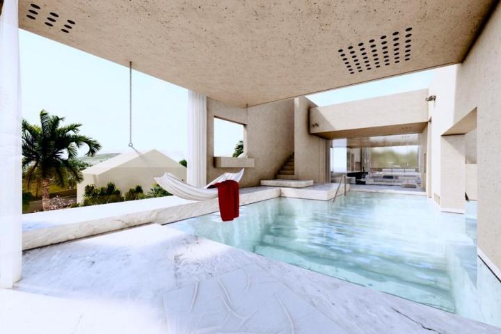 Podstrana, luksuzna vila s bazenom, NKP 321, 14 m2