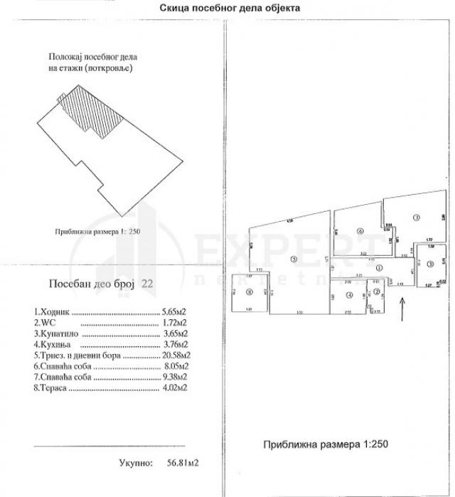 Novogradnja, direktna prodaja, 2. 5, 57 m2