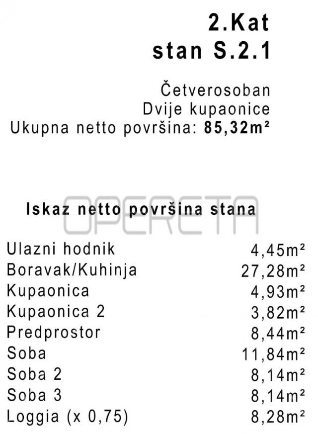 Stan, Zagreb, Trnje, Savica, Prodaja, 85. 00m²