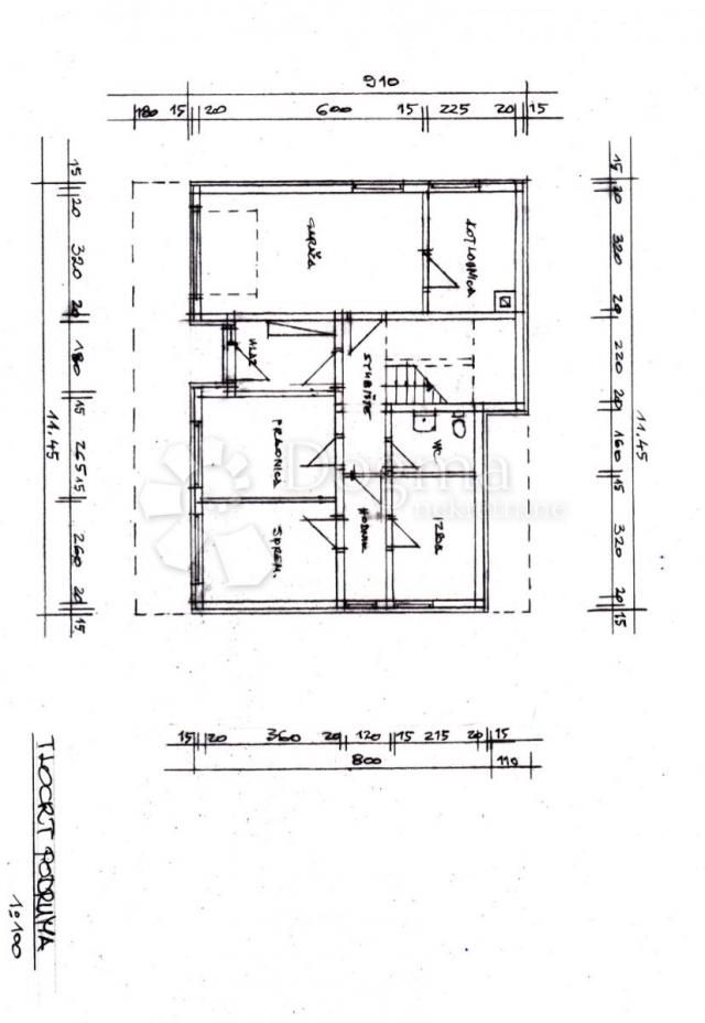 Podsljemenska zona, zemljište sa idejnim projektom, 1012m2