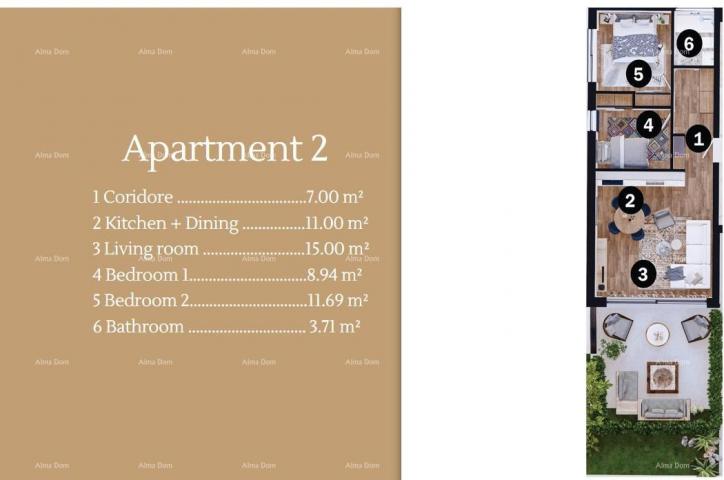 Stan Prodaja modernih apartmana u predivnom stambenom naselju, Umag A2-D8