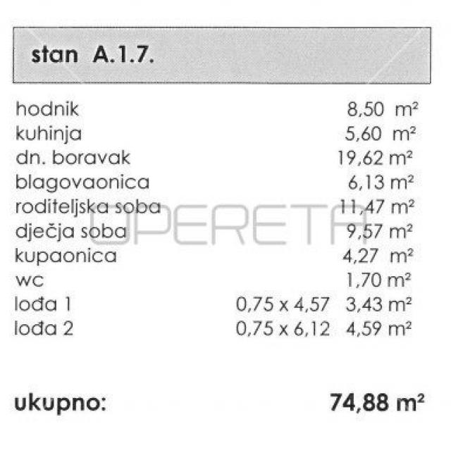 Stan, Zagreb, Istok, Dubrava, Prodaja, 75. 00m²