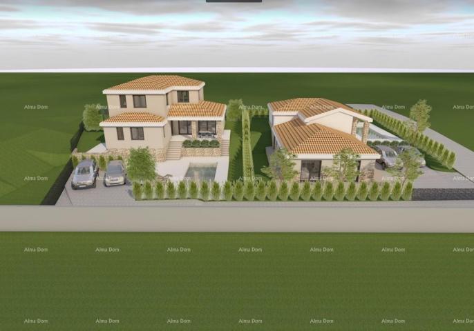 Građevinsko zemljište Prodaja građevinske parcele sa projektom, BIBIĆI!!