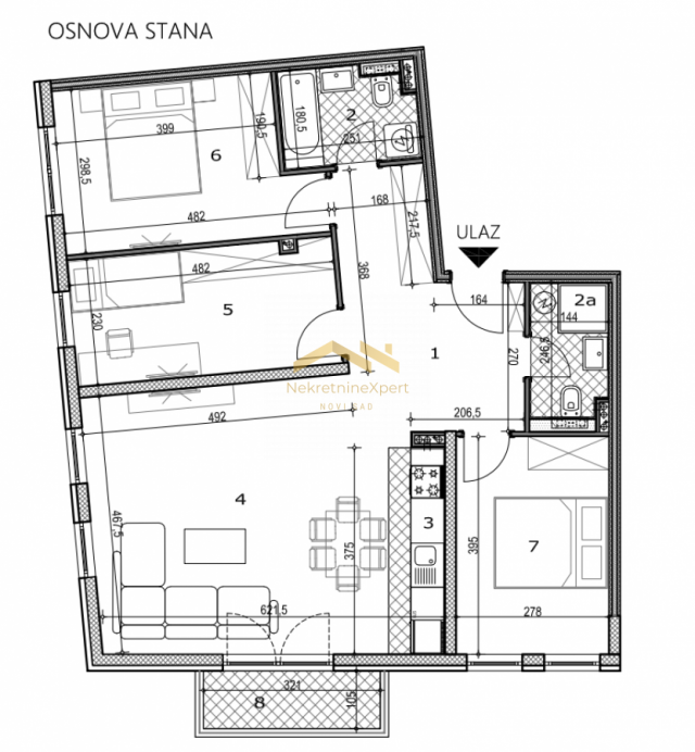 Kupi bez provizije - Četvorosoban stan na idelanoj lokaciji -povrat PDV-a