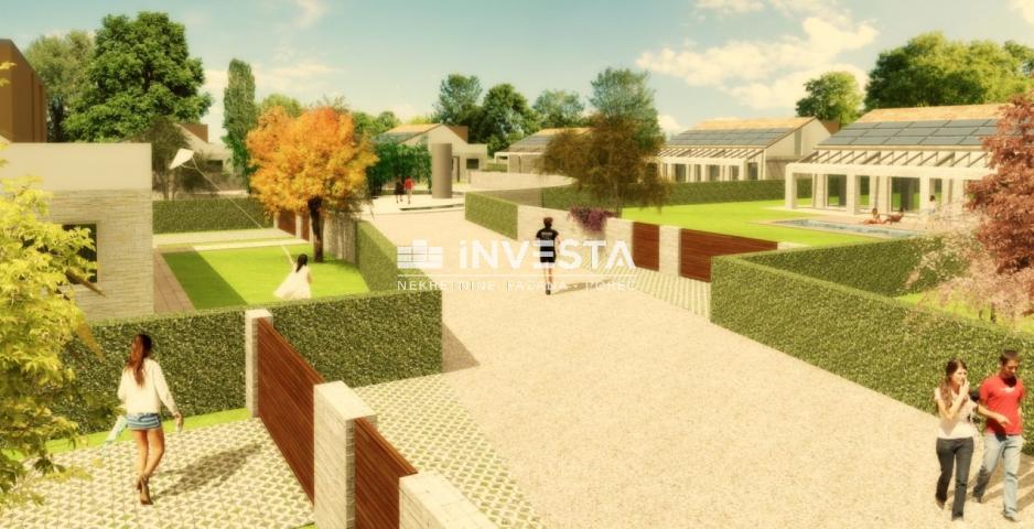 Istra, Žminj, atraktivno građevinsko zemljište s idejnim projektom