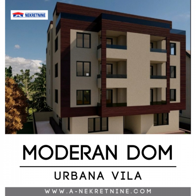 BEZ PROVIZIJE!!! Top urbana vila-izgradnja, Avijacia, 117m. kv. + 51m. kv. terase - 250000e