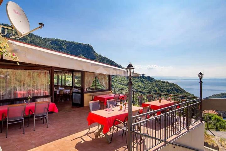 OPATIJA, LOVRANSKA DRAGA - hotel i restaurant 600m2 s panoramskim pogledom u oazi mira + okoliš 1300