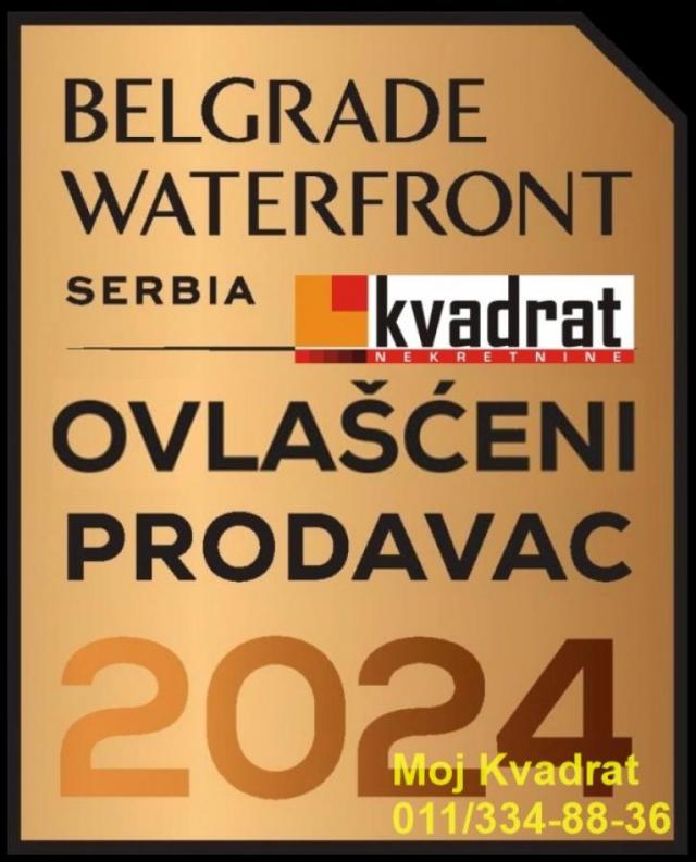 Savski venac, Beograd na vodi - BW Quartet 1, 172m2 - BEZ PROVIZIJE ZA KUPCE!