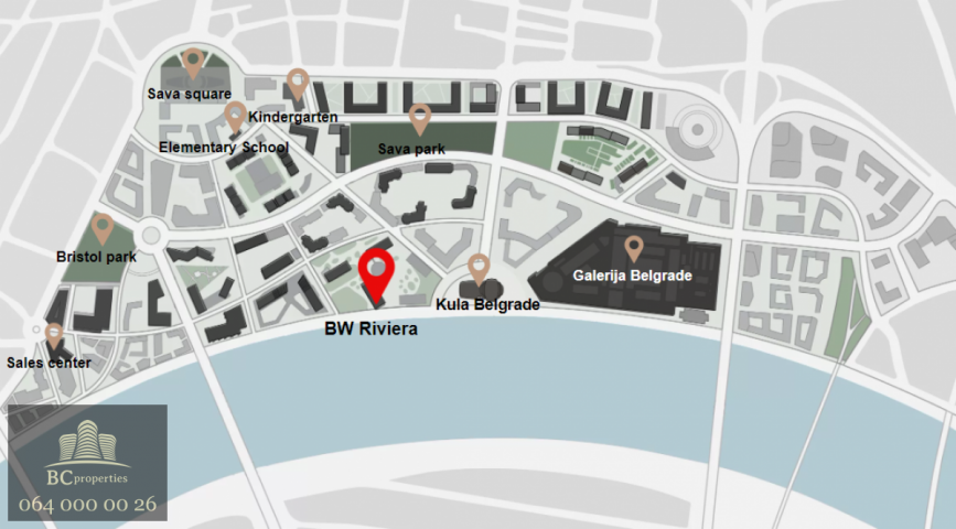 885m2 – BW Riviera – Belgrade Waterfront