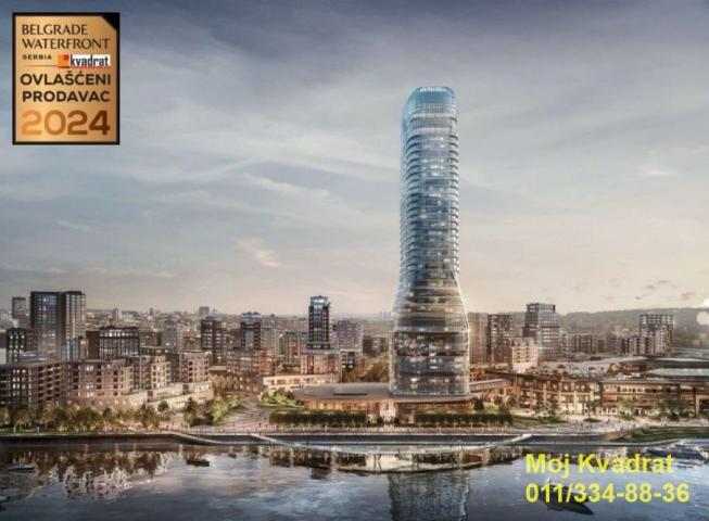 Savski venac, Belgrade Waterfront - BW St. Regis Residences (Belgrade Tower), 73m2 - NO COMMISSION F