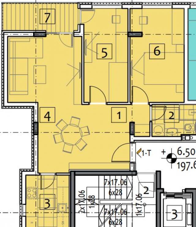 Kvalitetan nov trosoban stan sa PDV-om u centru ID#3452